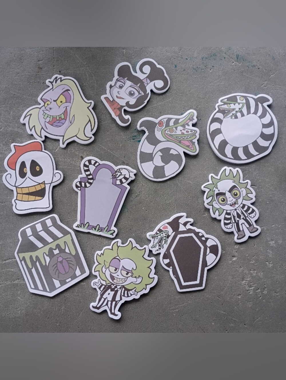 10 Piece Beetlejuice Note Pad Sticky Notes